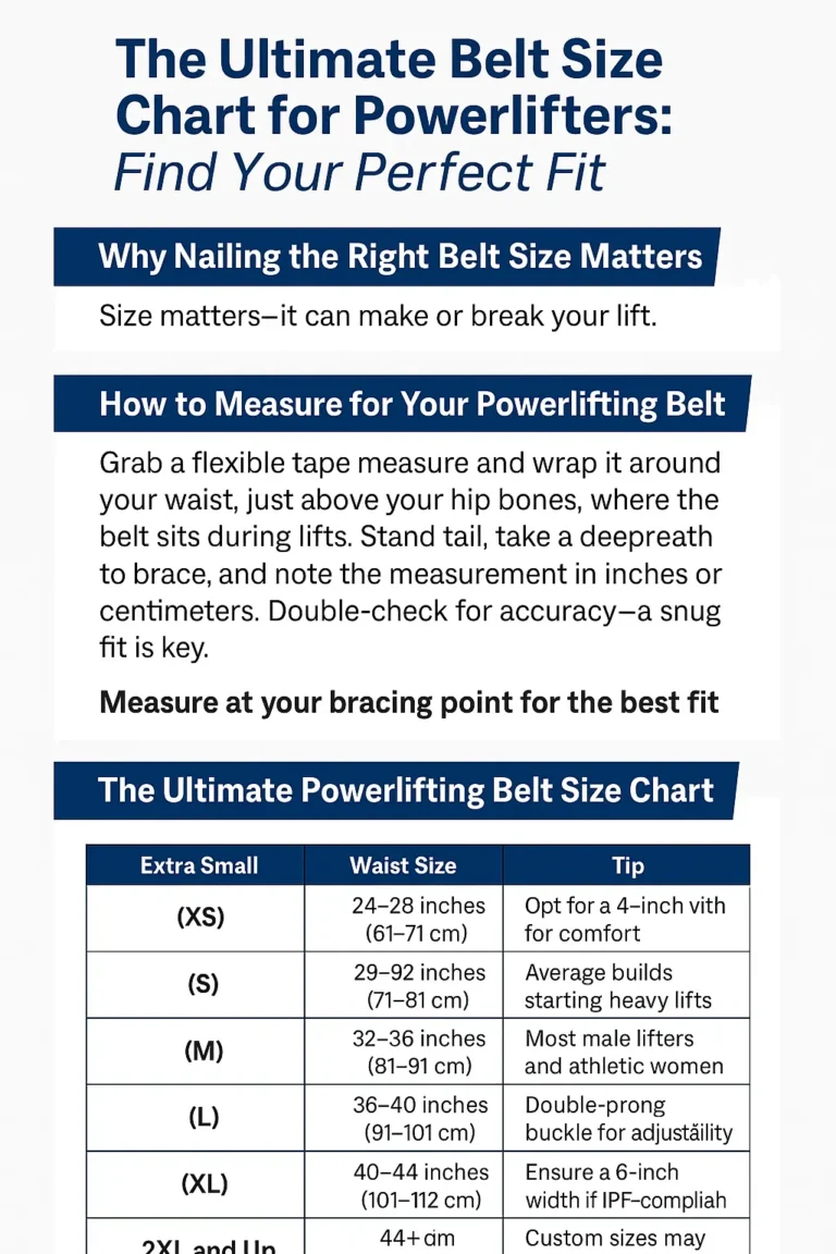 Spinto Strong Lever belt Chart