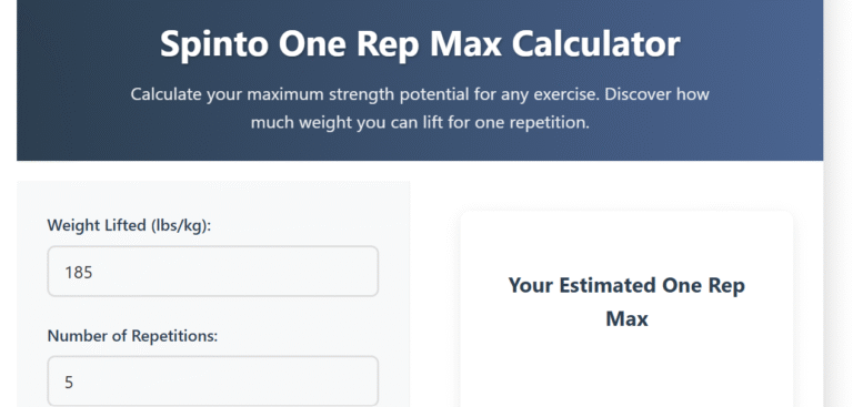 One Rep Max Calculator 2025 | Calculate Your Strength Easily